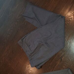 Canali 1934 Men's Elegant Charcoal Gray Suit Pants 100%wool